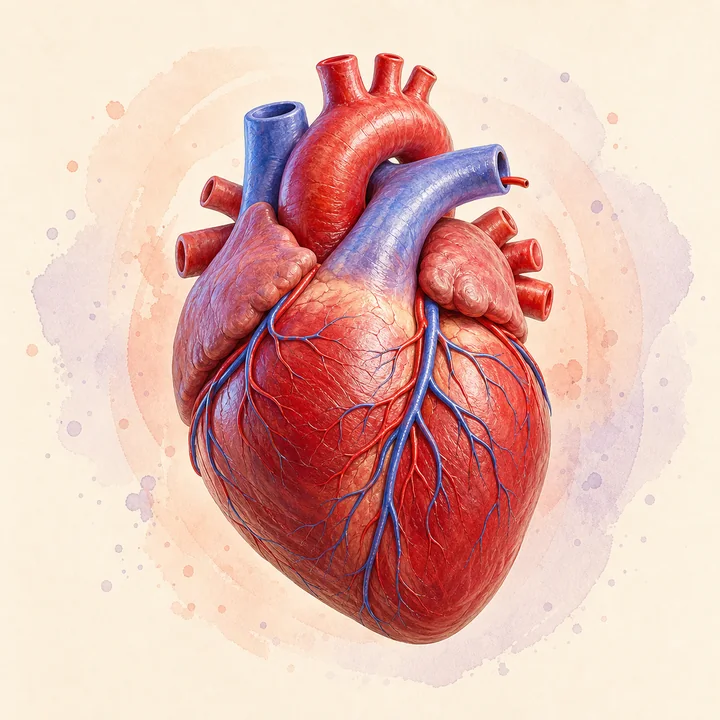 Jantung anatomical illustration